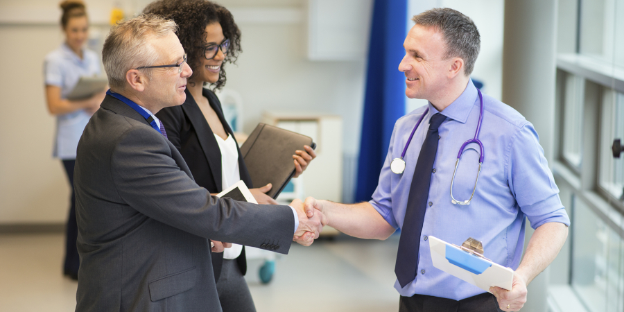 Medical and Health Services Managersat work