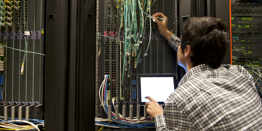 Computer Network Support Specialistsat work