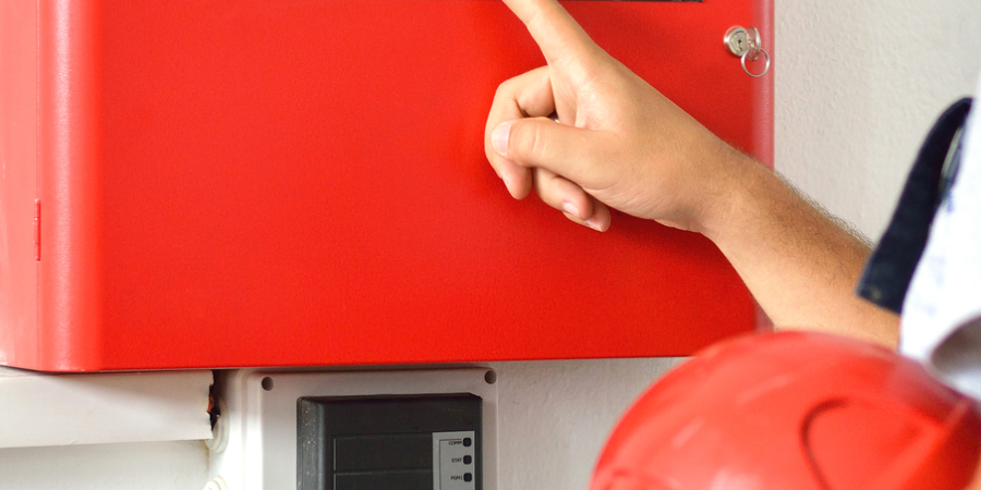 Fire-Prevention and Protection Engineersat work
