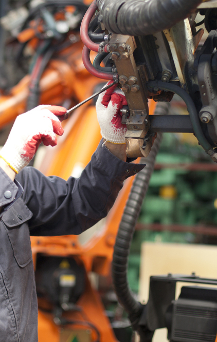 Automotive Engineering Techniciansat work