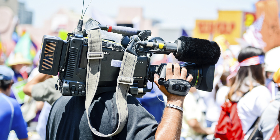 Audio and Video Techniciansat work