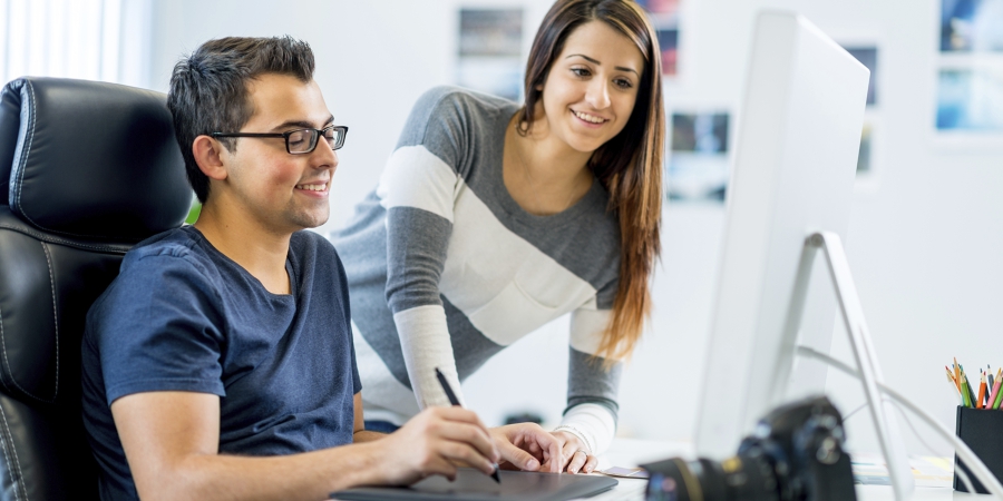 Film and Video Editorsat work