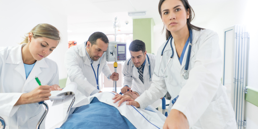 Acute Care Nursesat work