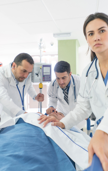 Acute Care Nursesat work