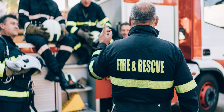 Supervisors of Firefighting Workersat work