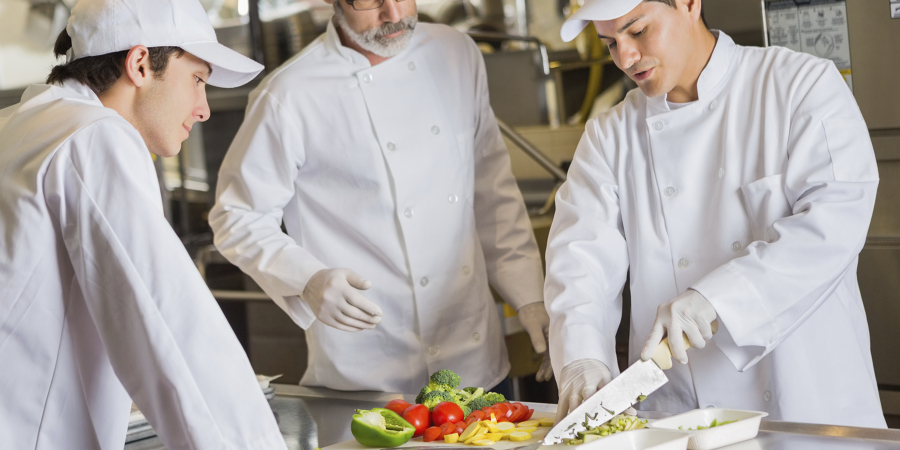 Supervisors of Food Preparation and Serving Workersat work