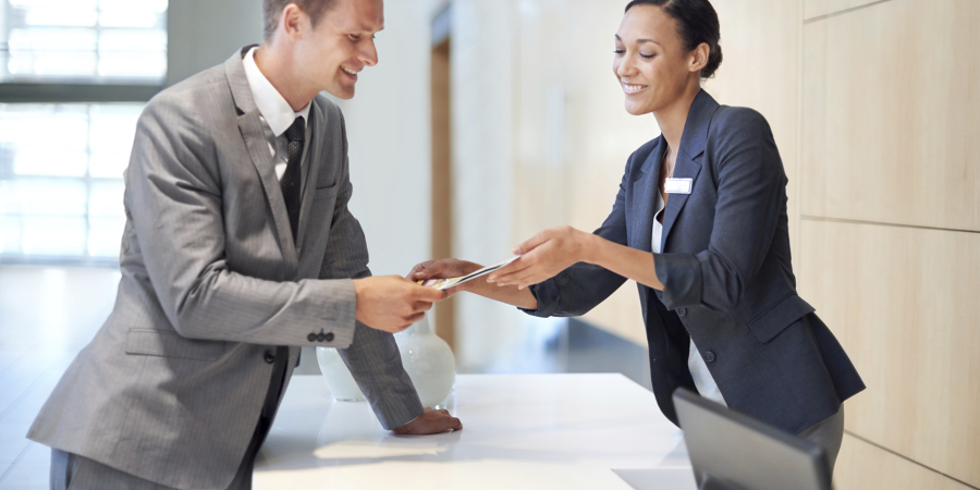 Receptionists and Information Clerksat work