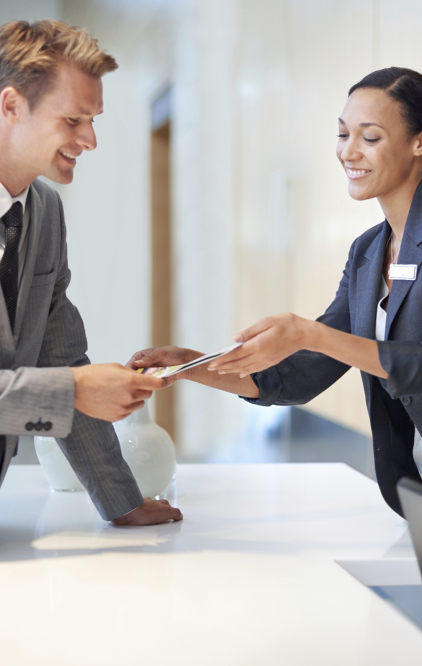 Receptionists and Information Clerksat work