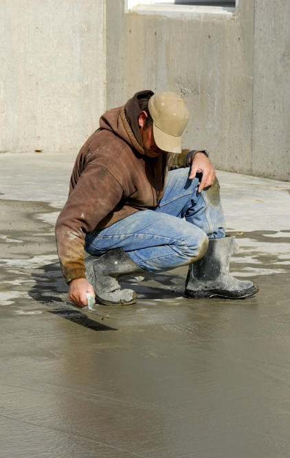 Cement Masons and Concrete Finishersat work