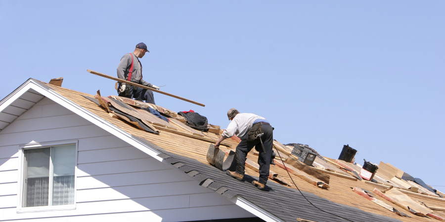 Roofersat work