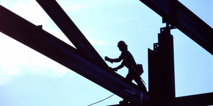 Structural Iron and Steel Workersat work