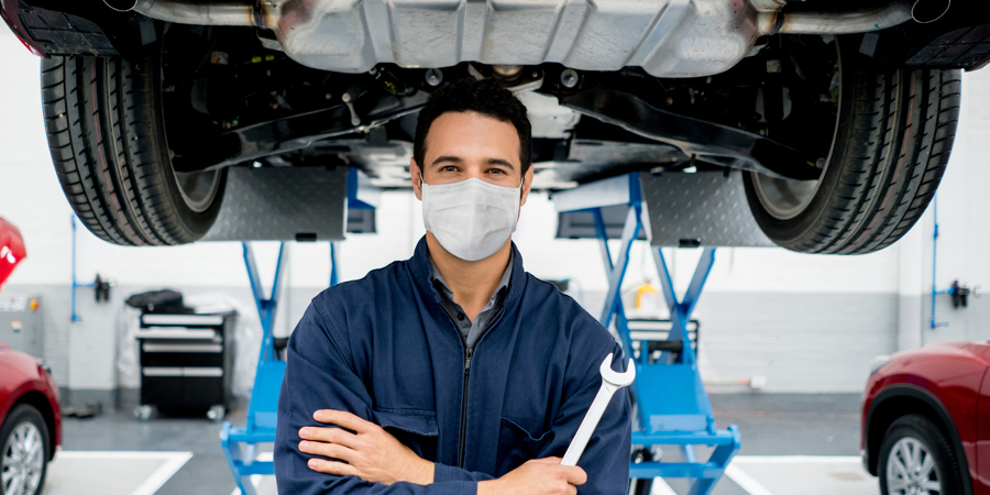 Automotive Service Technicians and Mechanicsat work