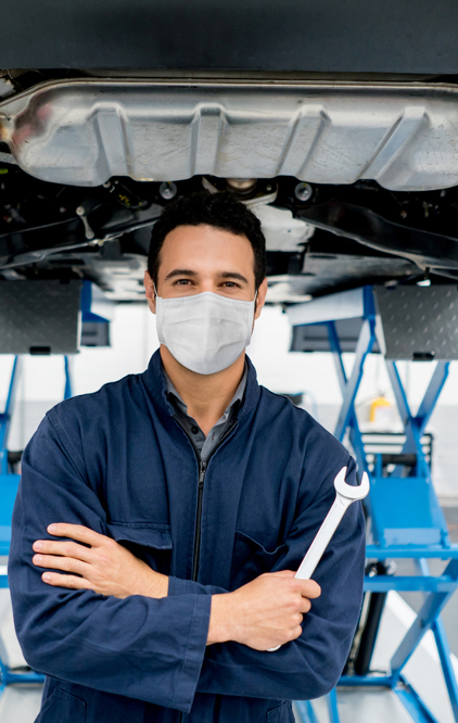 Automotive Service Technicians and Mechanicsat work