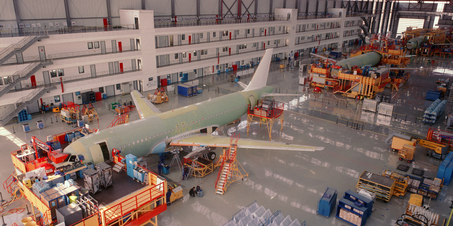 Aircraft Structure, Surfaces, Rigging, and Systems Assemblersat work