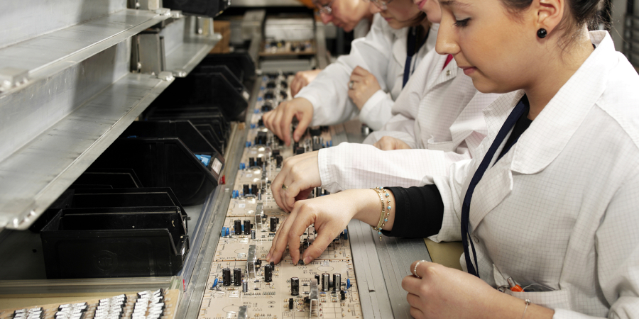 Electromechanical Equipment Assemblersat work