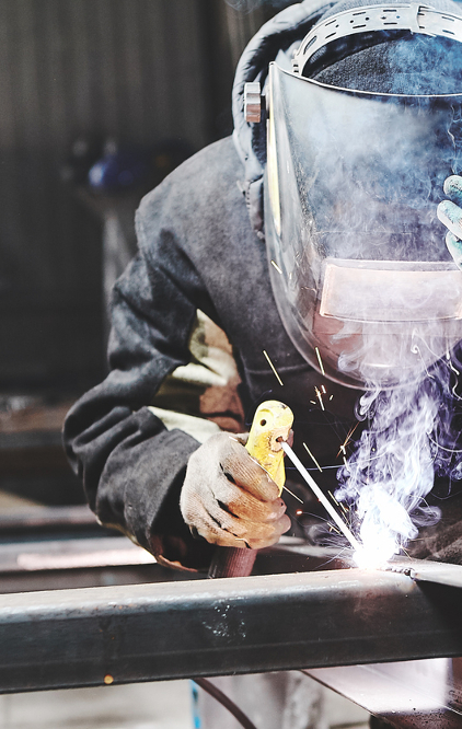 Weldersat work